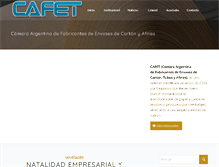 Tablet Screenshot of cafet.com.ar